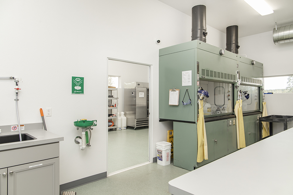 Purpose-built room for flammable chemical storage — compliant with OSHA safety standards and ideal for regulated industries.