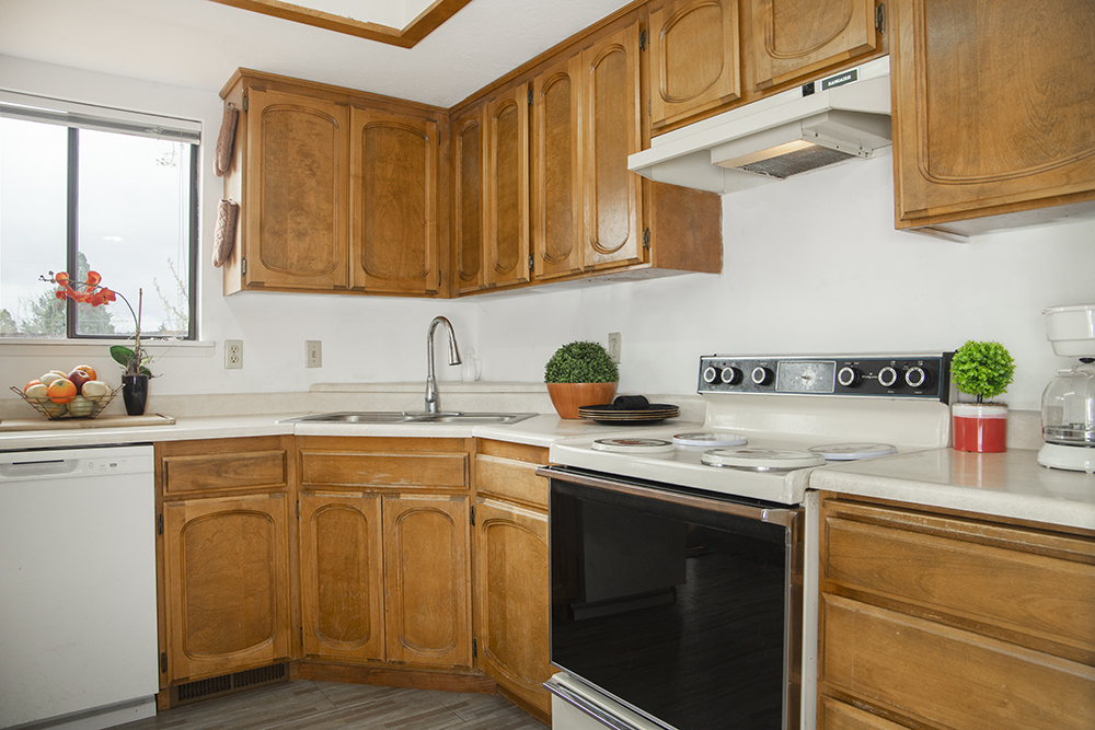 Cook, dine, and step out to your private deck—everyday living made easy.